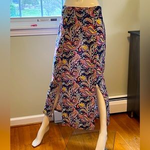 Jonathon Martin ~  paisley maxi skirt.